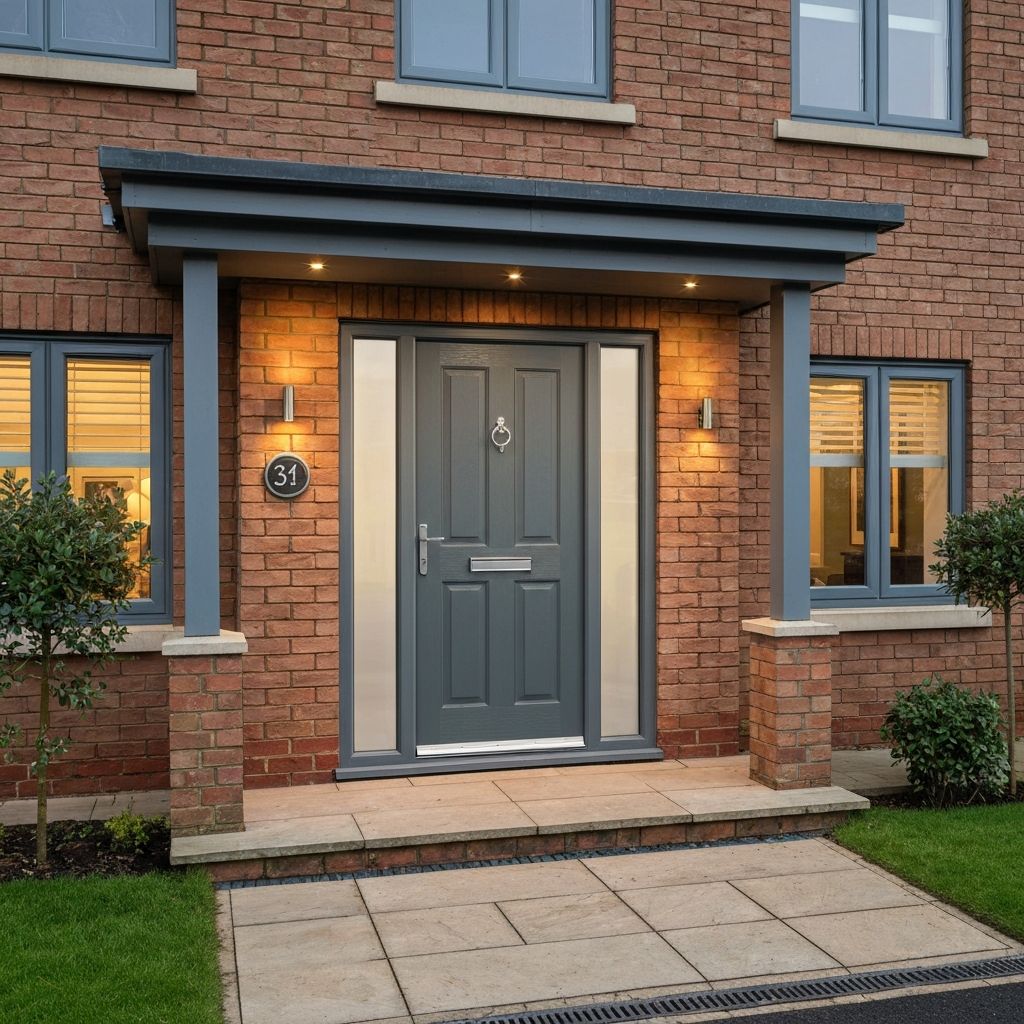 Composite door installation